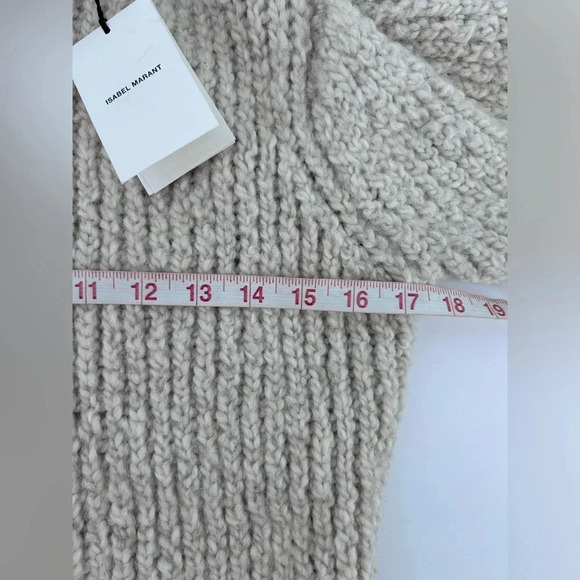 NWT ISABEL MARANT Alpaca Wool-Blend Enora Jumper knit Puffy Sweater EU 34 XS - Picture 16 of 16